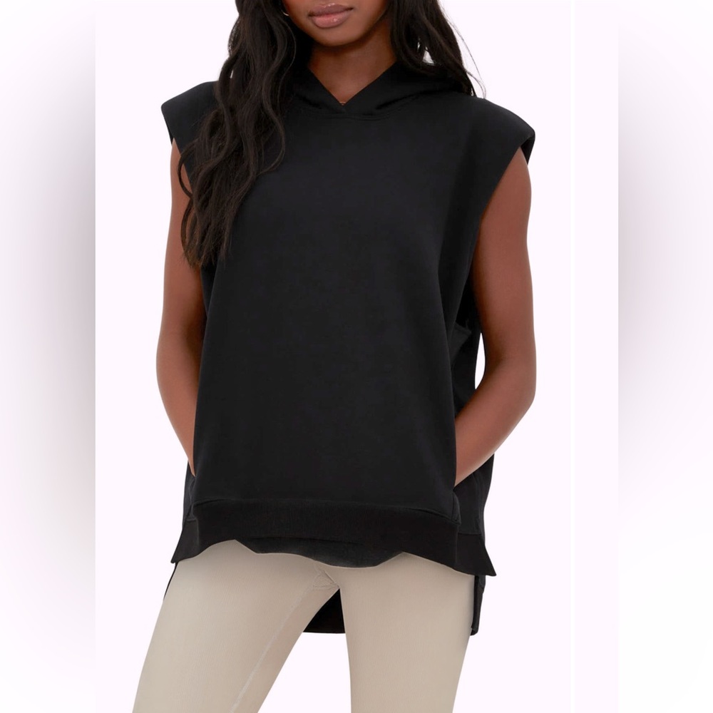 Beach Riot Rylee Hooded Sleeveless Sweatshirt